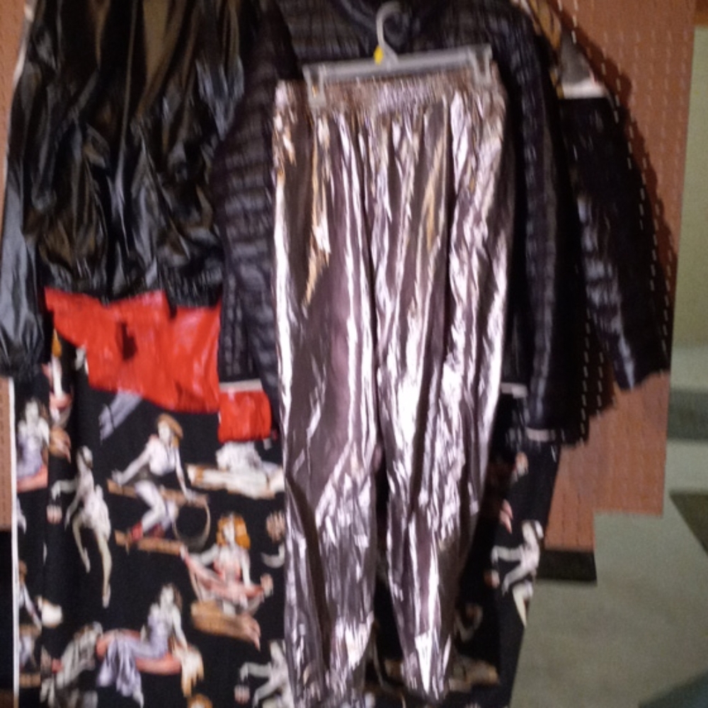 Silver windbreaker